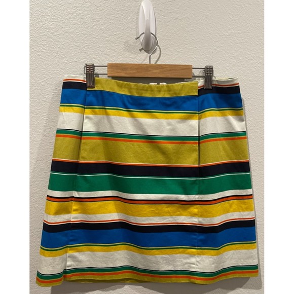 ZARA Multicolor Striped Mini Skirt - Picture 1 of 3